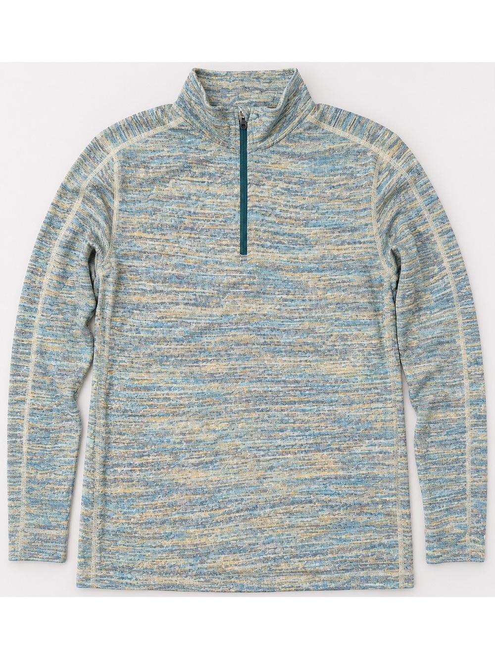 Lululemon Men’s Surge Warm 1/2 Zip Space Dye Camo Deep Navy / Alberta Lake Large